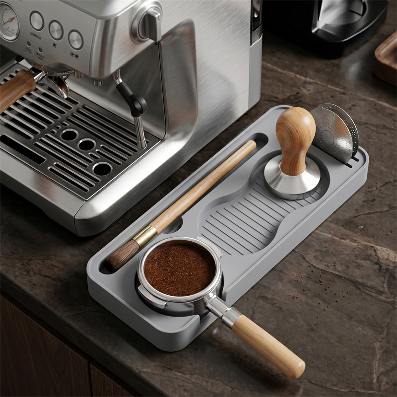 Coffee Distribution Tool - Silicone Espresso Tamping Station Non Slip