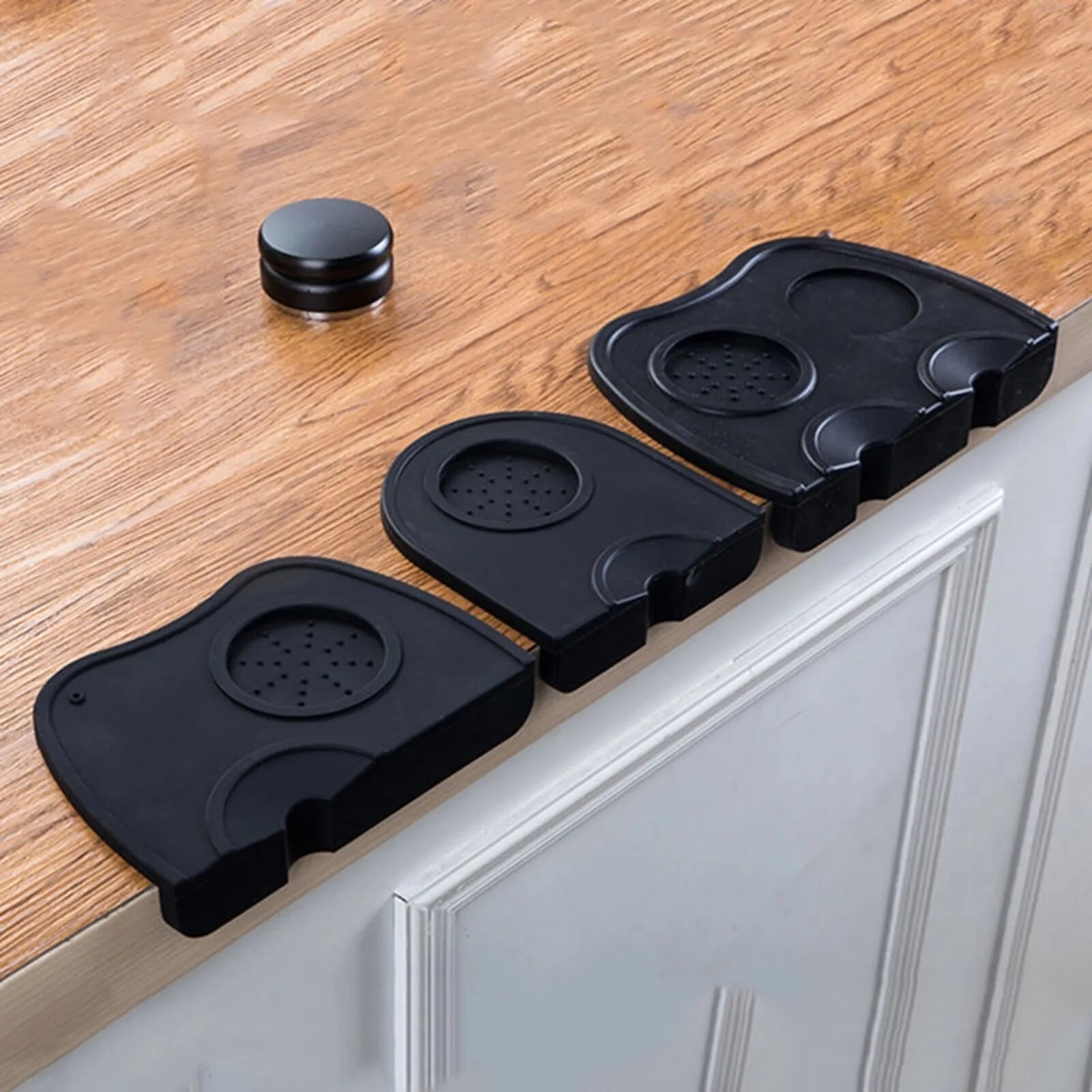 Coffee Distribution Tool - Espresso Coffee Tampers Mat Station Press