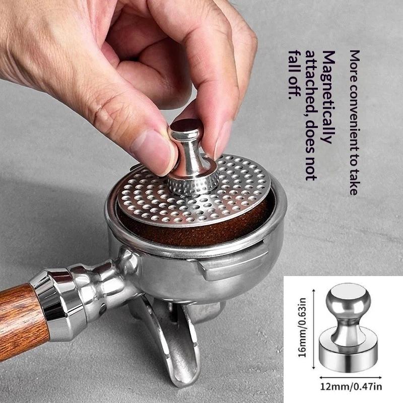 Puck Screen Mesh - Espresso Puck Screen Magnet Handle Reusable