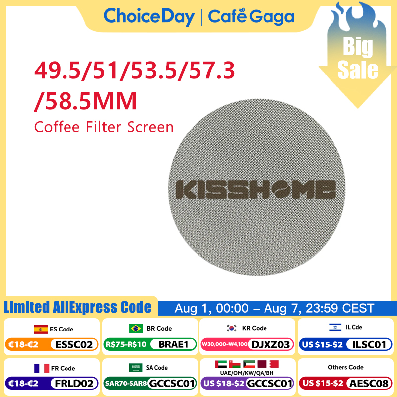 Puck Screen Mesh - KISSHOME Espresso Puck Screen 51mm 53.5mm