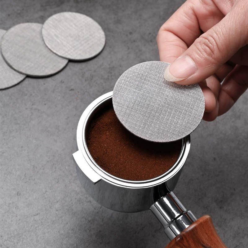 Puck Screen Mesh - Reusable Espresso Puck Screen Filter Contact