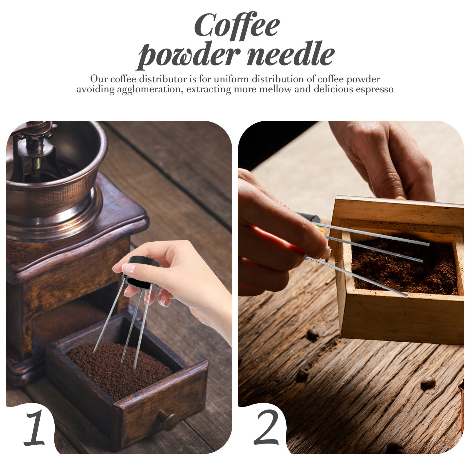 Coffee Powder Stirring Needle  - огляд і ціна Coffee Distribution Tool