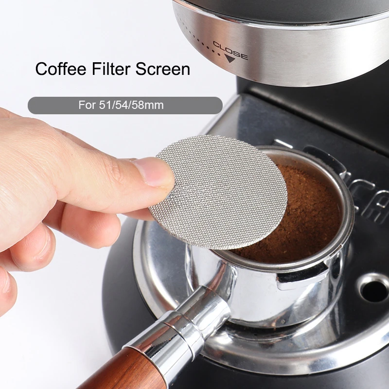 51/53/58mm Reusable Coffee Fil - огляд і ціна Puck Screen Mesh