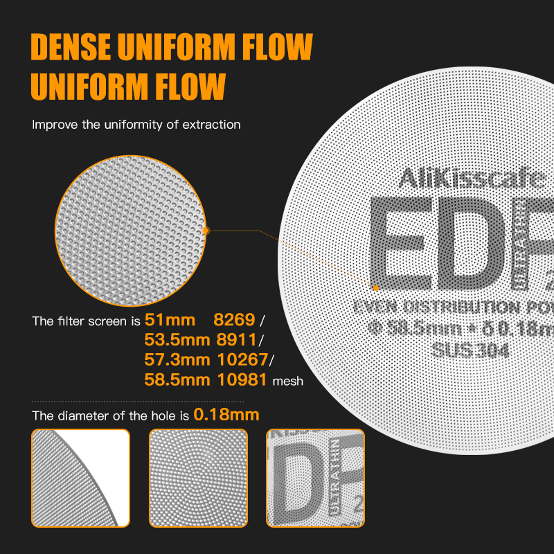 Alikisscafe New 0.18mm Espress - огляд і ціна Puck Screen Mesh