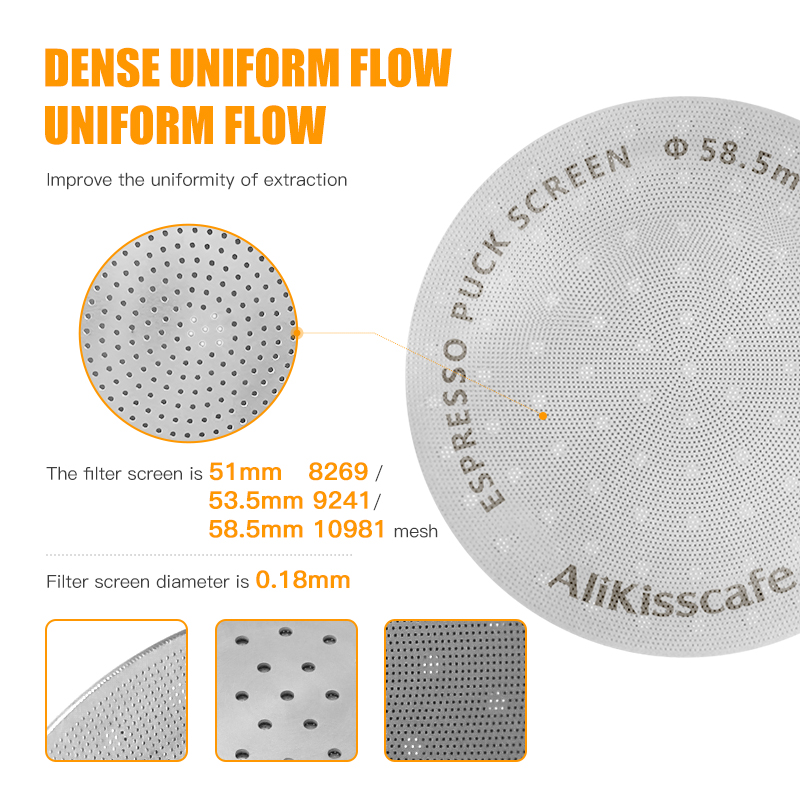 Coffee Puck Screen 51mm 53.5mm - огляд і ціна Puck Screen Mesh