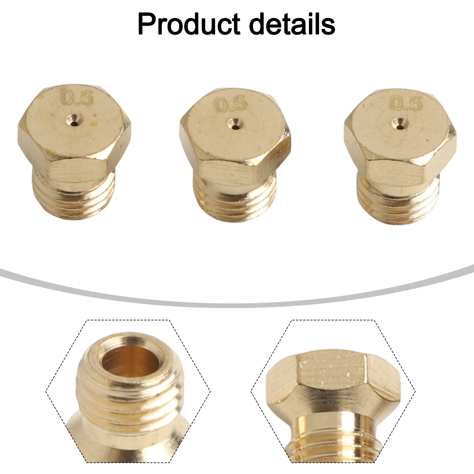 20pcs/set Burner Nozzle 0.5mm  - огляд і ціна Steam Wand Tip