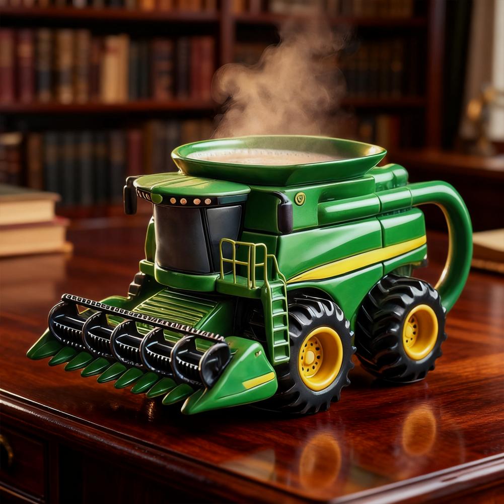Handcrafted Tractor Coffee Mug - огляд і ціна Vintage Coffee Equipment