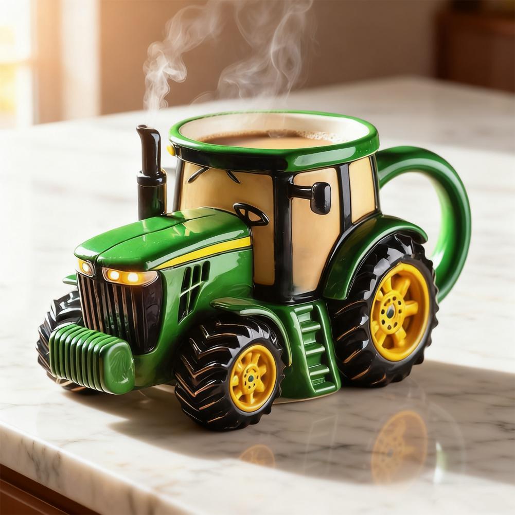 Handcrafted Tractor Coffee Mug - огляд і ціна Vintage Coffee Equipment