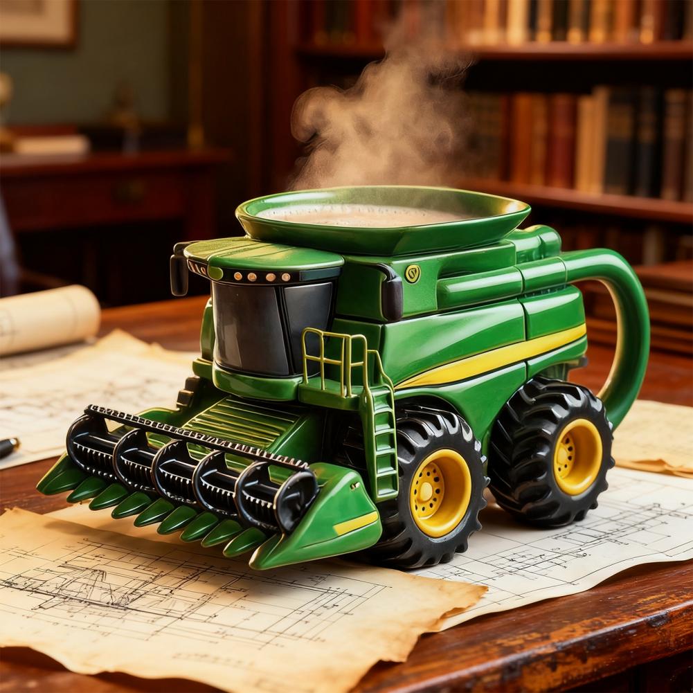 Handcrafted Tractor Coffee Mug - огляд і ціна Vintage Coffee Equipment