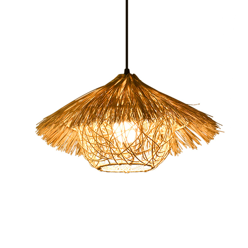 Creative Rattan Woven Chandeli - огляд і ціна Vintage Coffee Equipment
